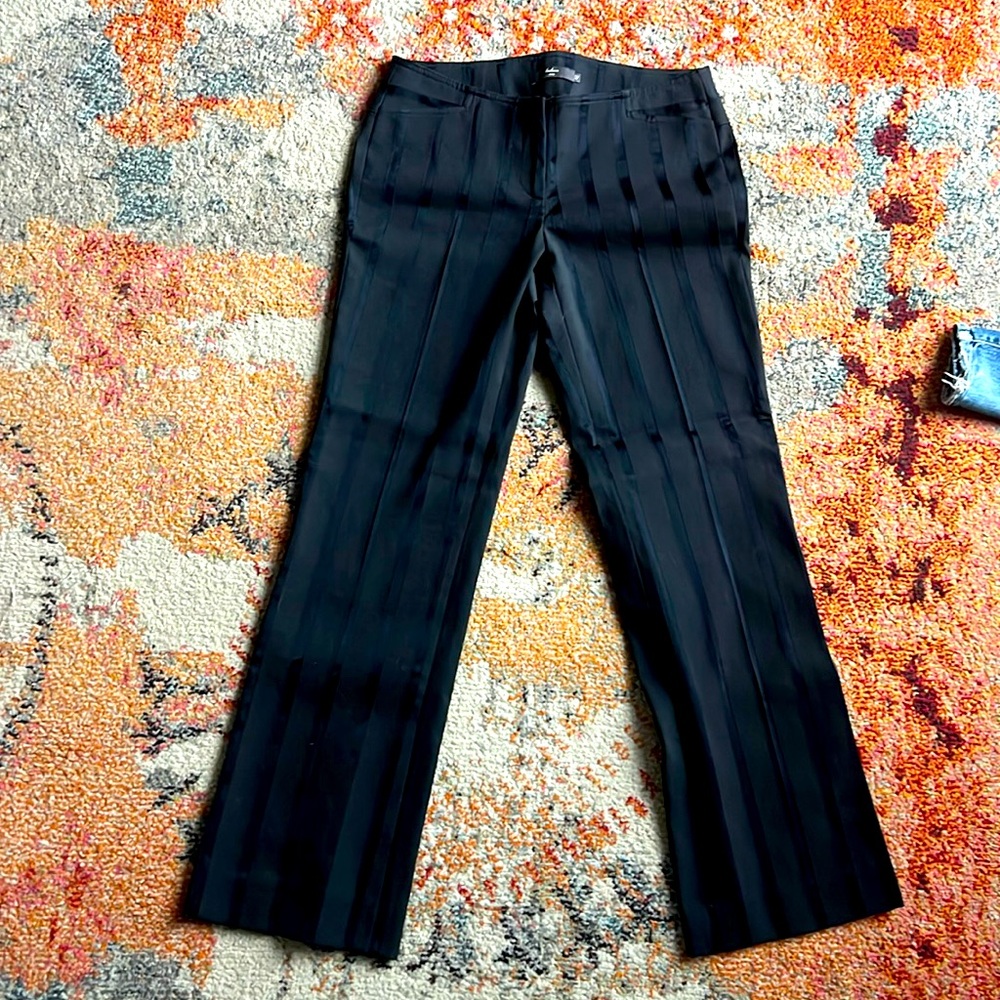 Hudson, Made in Italy, black designer trousers